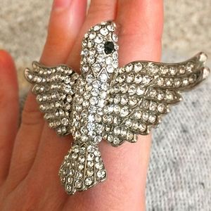Bird diamond ring